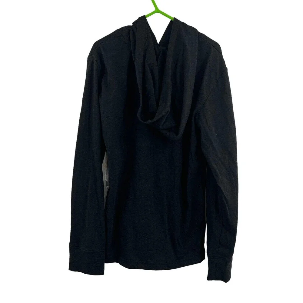 Champion Kids‎ Black Long Sleeve Hooded Tee Size Small New
